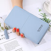 2018 New Style Simple Casual Lady Wallet Purse Two Fold Long Zipper Horizontal Handbag