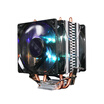 Big buffalo BUBALUS T7 radiator multi-platform dual heat pipe 9CM light effect fan hydraulic mute dazzling LED