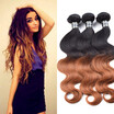 Amazing Star Hair Bundles Ombre Malaysian Virgin Hair 3 Bundles Body Wave Unprecessed Human Hair Extensions Two Tone Color T1B30