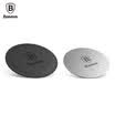 Baseus 2pcs Metal de cuero redondo Imán Hierro para soporte de teléfono magnético Una pieza de corteza una pieza de no cortical