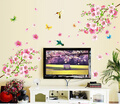 Removable Blossom Flower Butterfly Vinyl Art Decal Wall Home Sticker Room Decor