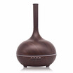 TOMNEW 400ML Essential Oil Diffuser Humidifier Ultrasonic Strong Mist Aroma Aromatherapy Diffuser Wood Grain Air Filter for Home