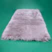Moda piel sintética larga piel Artificial rectángulo esponjoso asiento de la silla cubierta del sofá Alfombra estera área de la sala de estar dormitorio decoración del hogar