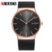 CURREN 2017 new black rose gold Pointer Mens Watch Luxury Brand Analog Sports Wrist Watch Quartz Mens Business Watch 8256