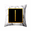 Modern Pillowcases 4545 Gold Alphabet Word Letter White Marble Pattern Pillow Case Super Soft Throw Sofa Bed Cushion Cover Protec