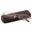 Sunset red reading glasses men&women general PC wings plus hard lenses anti-UV AX3100 400 degrees