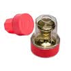 Jinlongxing Glosen round seal box official seal box seal storage box bank financial supplies B8051 red