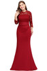 Evening Long Prom Dress Formal Party Gown Bridesmaid Lace Mermaid Plus Size Dress