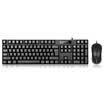 HYUNDAI HY-MA71KA7MA75NK3000K275 wired mouse&keyboard set desktop dedicated keyboard PS2 round mouth mouse USB square mouth black five suit