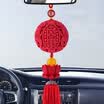 platinum Milpro car pendant high-end car ornaments jewelry car pendant rear view mirror safe car decorations white crystal car hanging - lucky gems