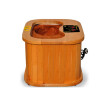 Far infrared Foot Sauna spectrum therapy barrel full automatic massage heating barrel Canadian hemlock wood