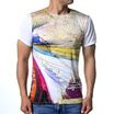 Fashion Men&39s O-neck Tops Colorful Irregular Print Pullover T-Shirts