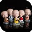 Guangyin handyin handmade car decoration car supplies fashion cartoon shaking head small monk car decoration craft gift calm