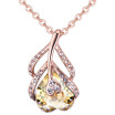 Heart Necklace Crystal High Quality Rhinestone Pendant Fashion Jewelry Gift Women Accessories -28540