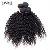8A Indian Curly Virgin Hair Natural Black Color 100 Human Hair Weaves 4 Bundles Lot Indian Deep Jerry Curly Remy Hair Extensions