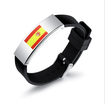 Football Fans Around Bracelet Sign Fans Bracelet Personality Silicone Men Bracelet