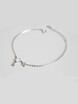 ONICE 925 Sterling Silver Chiain Bracelet with Shiny Star WQL002