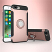 Apple Iphone 78 Plus Armor Car Magnetic Suction Ring Bracket Silicon TPU Hard PC Phone Case