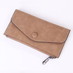 New wallet long fashion frosted buckles large capacity purse creative purse wallet
