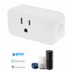 Mini Wifi Smart Socket Compact Size Rectangle Style with Energy Monitoring Timing Function Bulgy OnOff Button Smart Alexa Outle