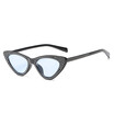 SHAUNA Fashion Laser Engraving Women Cat Eye Sunglasses Shining Men Clear Pink Lens Glasses UV400