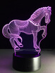 AINA 16 color horse night light