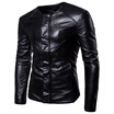 New Arrival Brand Mens Fashion Leather Suit Suit Casual Leather Jacket Mens Business Suits