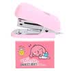 Morning light M & G ABS91649 student cartoon 12 stapler stapler staples combination suit pink