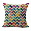 18 18 inches 45 45cm Polyester Geometric Pattern Cushion Cover Decorative Sofa Car Waist Square Pillow Case Pillowcase Home