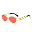 Retro Small Round Sunglasses Men Male Vintage Steampunk Sunglass Women Hip Hop Gold Glasses Luxury Brand Eyewear UV400