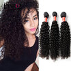 9A Indian Curly Virgin Hair 100 Human Hair Weave 3 Bundles Lot Virgin Indian Jerry Kinky Curly Remy Hair Extensions Natural Black