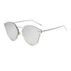 SHAUNA Unique Chain Decoration Women Rimless Sunglasses Fashion Men Tea Champange Shades UV400