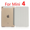 Case for iPad Mini 4 3 2 1 Case PU Leather Silicone Soft Back Trifold Stand Auto SleepWake up Smart Cover for iPad Mini 2 Case
