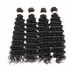 HCDIVA Hair Deep Wave Brazilian Hair Weave Bundles 4PCS Remy Hair Weaving 10"-28" Human Hair Bundles Full Health End