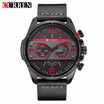 CURREN 2017Men Watch Luxury Brand Army Military Watch Men Leather Sport Watches Quartz Waterproof Wristwatch relogio mascul 8259