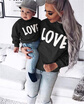 Parent-child long sleeved T-shirt