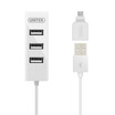 UNITEK USB splitter 20 with otg adapter 4 mouth HUB 03 meter notebook tablet computer Andrews mobile phone hub white JD21D6DWH