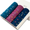 Hong Kong shoes men&39s underwear modal flat angle shorts mixed color 3 gift box printing men&39s flat underwear XXXL