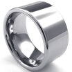 Hpolw Mens Tungsten steel Ring&classic simple design 12mm made of solid silver ringdurable in use