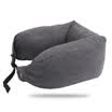 Nine hundred WY-1830 multi-function U-shaped neck pillow machine travel car headrest office nap pillow lunch break pillow pillow microfiber cotton gray