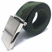 Men And Women Young Student Fashion Casual Weave Canvas Pin Buckle Belt