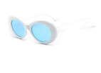 Retro Clout Goggles Unisex Sunglasses Rapper Oval Shades Grunge Glasses