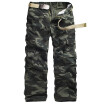 2018 Mens Fashion Multi-pocket Casual Overalls Outdoor Training Camouflage Trousers