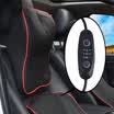 VanTaiLuo car headrest massage electric neck pillow space memory cotton head pillow car seat pillow car
