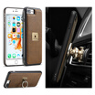Samsung Galaxy S7S7 EdgeNote 8 Luxury Leather Commerce Multi-function Vehicular ring Protection Cover Phone case