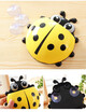 Cntomlv Lovely Ladybug Toothbrushes Wall Suction Bathroom Sets Cartoon Sucker Toothbrush Holder
