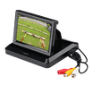 Monitor de pantalla plegable de 5 pulgadasTFT LCD Auto Monitor de espejo retrovisor para el automóvil Estacionamiento Visión nocturna Cámara trasera de marcha atrás Gran angular