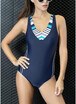 2018 Women Sporty One-Piece Swimsuit Cut Out Racer Back Padded Swimwear Playsuit