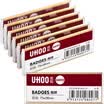 Excellent UHOO 6692 pin badge gold bottom cover 6 box core can be replaced work card staff card number plate