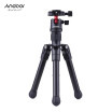 Andoer Mini Tabletop Travel Tripod Stand with Ball Head Quick Release Plate Portable Lightweight for Canon Nikon Sony DSLR Camera